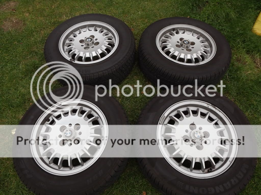 bmw e30 bottletop alloys/tyres £50 Retro Rides