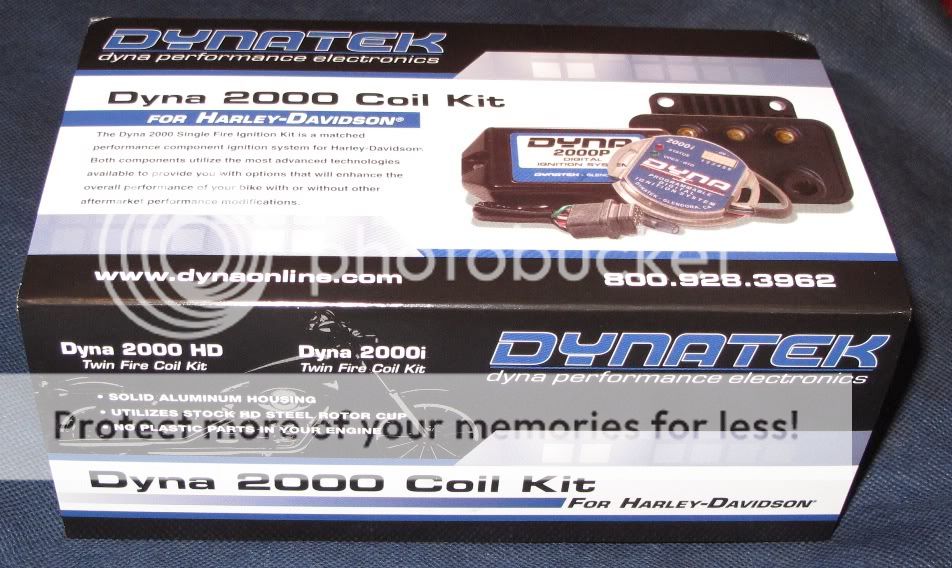 Dynatek D2Ki5P 2000i Harley Ignition Coil Kit 7098 w/ D2Ki5P &DC65